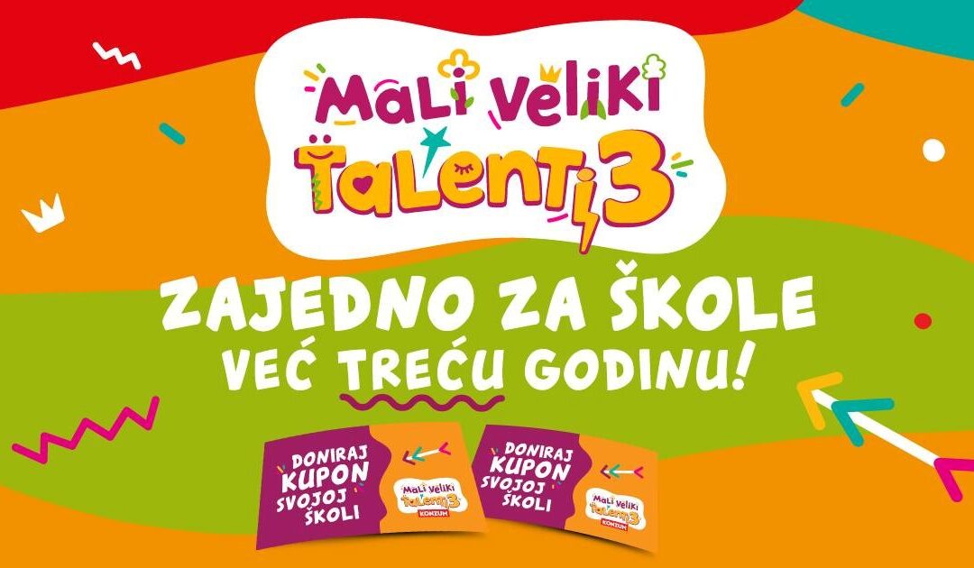 Poziv na sudjelovanje u inicijativi „Mali veliki talenti 3“