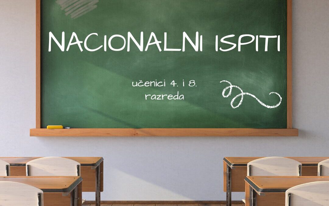 NACIONALNI ISPITI – učenici 4. i 8. razreda